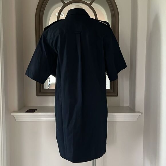 G. Label by GOOP Roxanne Utility Boxy Shirtdress, Navy, NWT, Size 8 - Picture 5 of 12